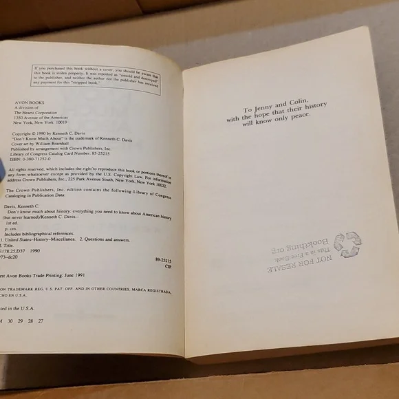 📚 Don't Know Much About History paperback book 🔎 📜 - Picture 8 of 11